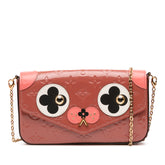 Monogram Vernis Pochette Felicie Valentine Dog